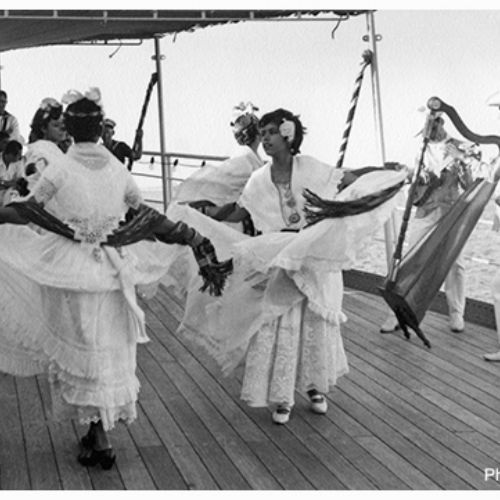 Show à bord du Kamina