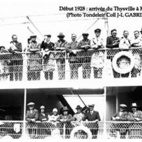 Arrivée du Thysville
