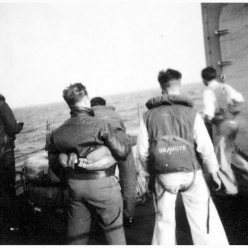 Exercice de sauvetage en 1948