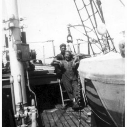 Pont avant de l'MMS 182 en 1949