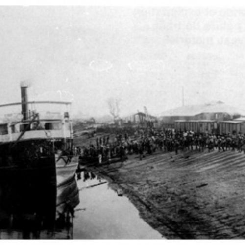 Le s/w « Auguste Adam » à Kabalo en 1978