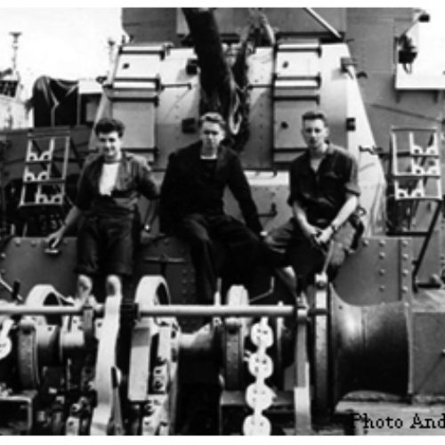 Eté 1959 entre pic avant et pont avant de l’Adrien de Gerlache