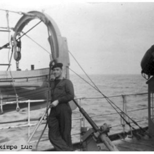 Matelot Dekimpe Luc à bord du M900 Adrien de Gerlache