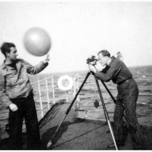 Ballon météo en 1948